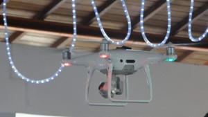 Drone utilizado nas ações de combate ao mosquito. (Foto: Sesau).