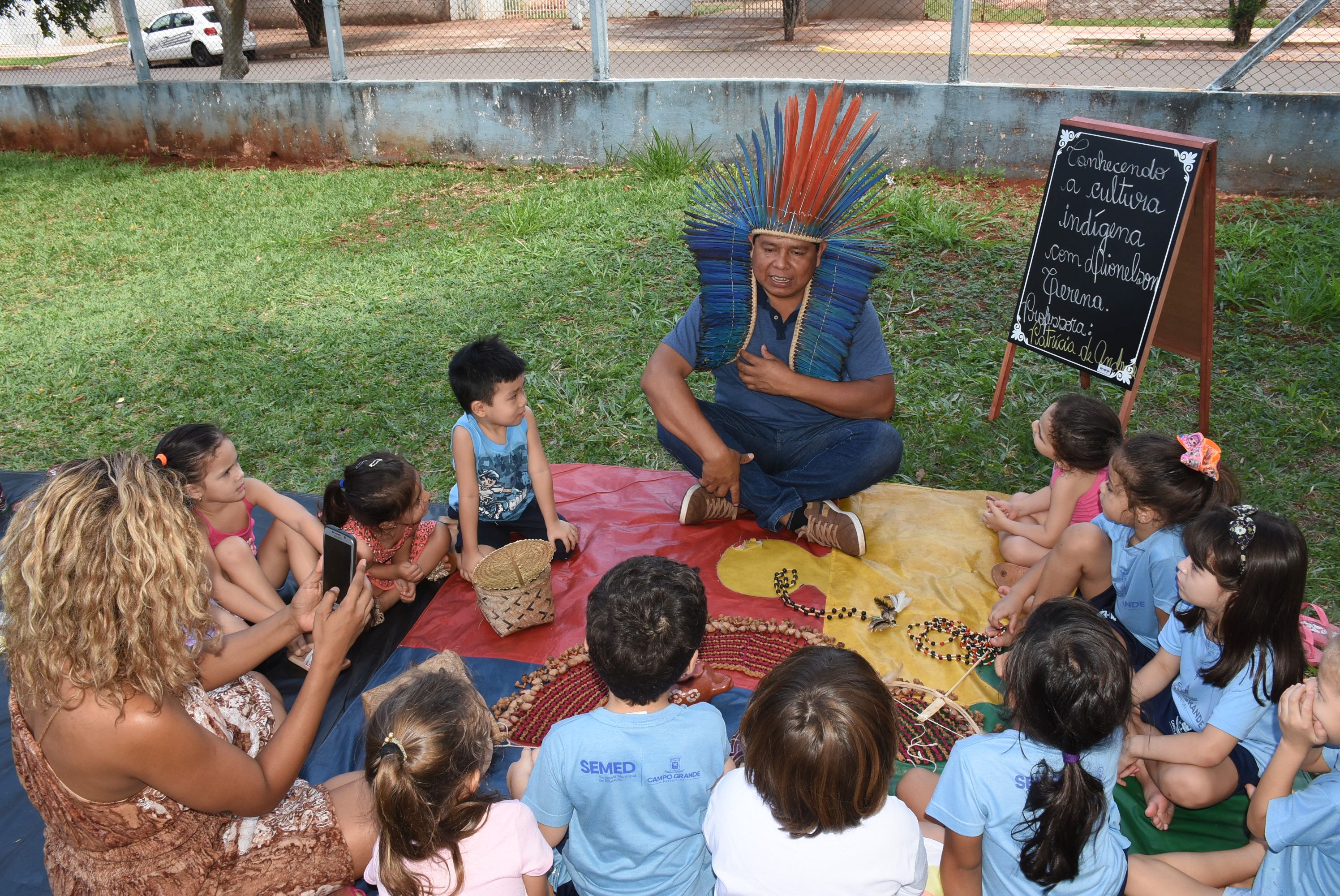 Alunos Da Emei Cora O De Maria Participam De Bate Papo Sobre Cultura Ind Gena Cgnot Cias