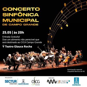 Orquestra Sinfônica de Campo Grande realiza concerto gratuito