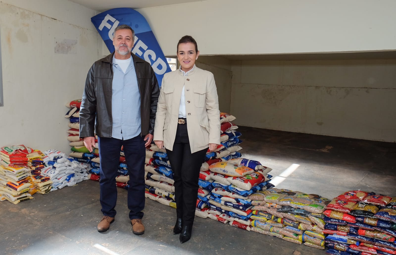 Prefeitura arrecada 2 toneladas de alimentos com inscrições dos Jogos Abertos de Campo Grande