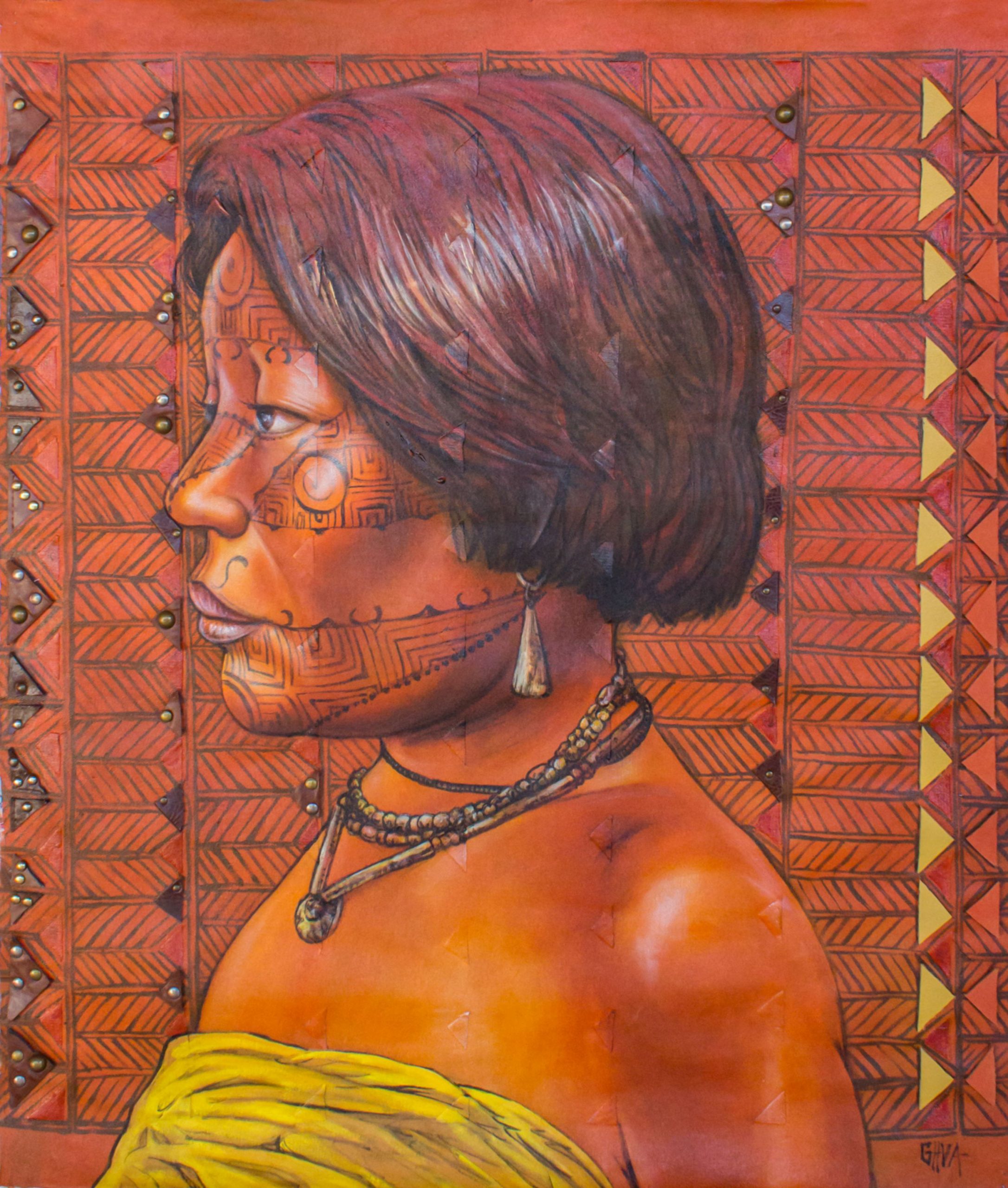  Pinturas inspiradas na cultura indígena serão apresentadas na próxima semana