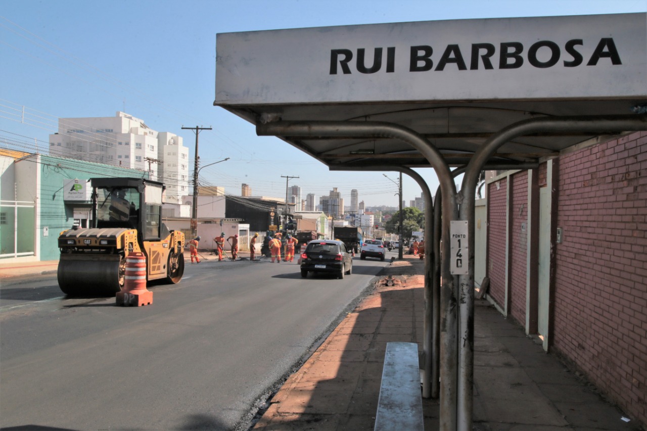 Trecho da Rui Barbosa recebe recapeamento nesta quinta-feira