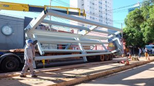 Estrutura da 2ª estação de embarque da Rui Barbosa será concluída hoje