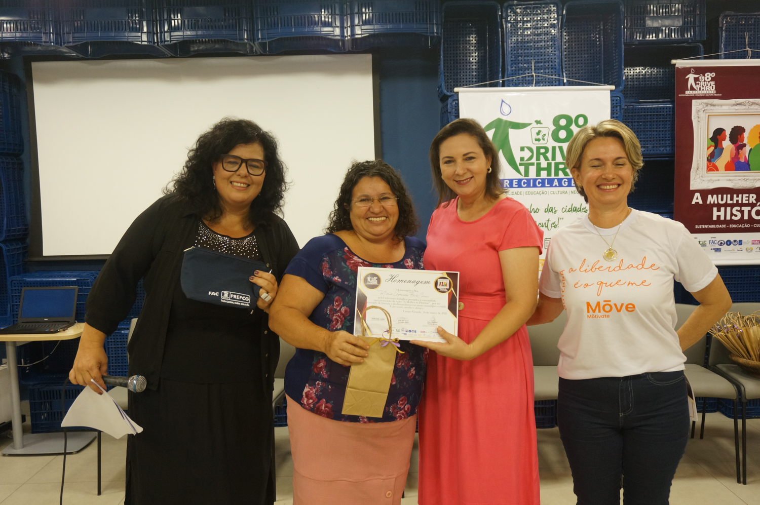 FAC celebra Dia da Mulher com evento da reciclagem e homenagem ao empreendedorismo feminino