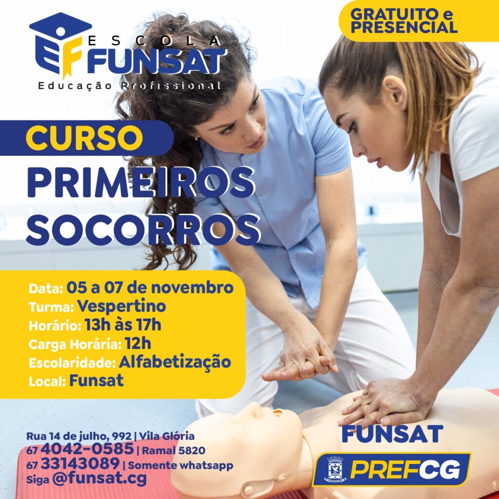 Escola Funsat abre vagas para duas turmas de capacitação profissional